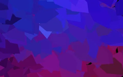 Dark Purple, Pink vector pattern with polygonal style. Stock Illustration