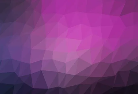 Dark Purple, Pink vector polygonal pattern. Illustrazione stock