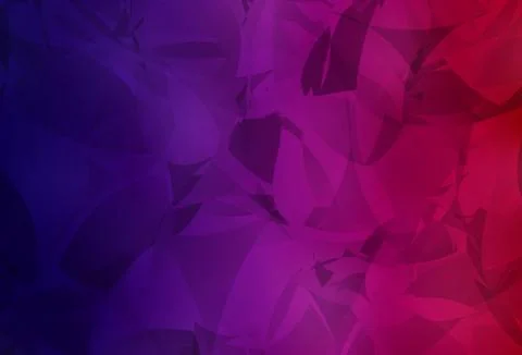 Dark Purple, Pink vector template with chaotic poly shapes. Stock Illustration