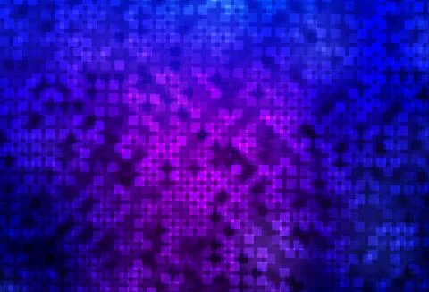 Dark Purple, Pink vector template with rhombus. Stock Illustration