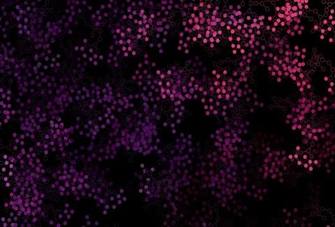 Dark Purple, Pink vector template with artificial intelligence structure. Stock Illustration