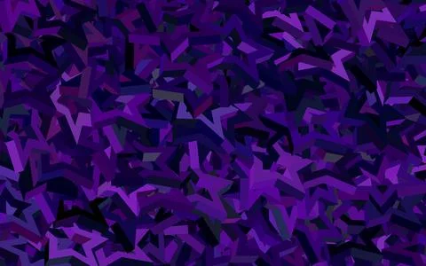 Dark Purple, Pink vector template with sky stars. Stock Illustration