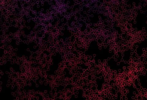 Dark Purple, Pink vector template with artificial intelligence structure. Stock Illustration