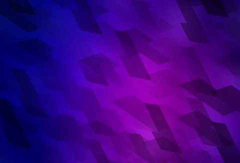 Dark Purple, Pink vector template with rhombus. Stock Illustration