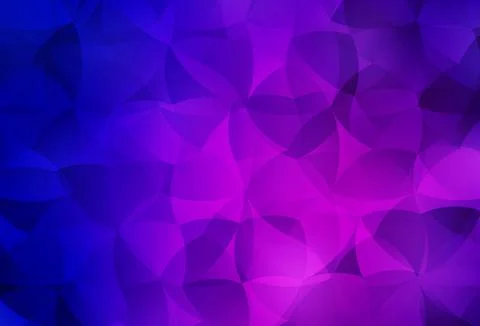 Dark Purple, Pink vector texture with abstract forms. Stock Illustration