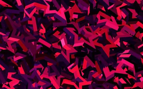 Dark Purple, Pink vector texture with beautiful stars. Stock Illustration