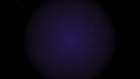 Dark Purple Space Background with Small Glowing Stars and Soft Central Light Stock Footage 329558639