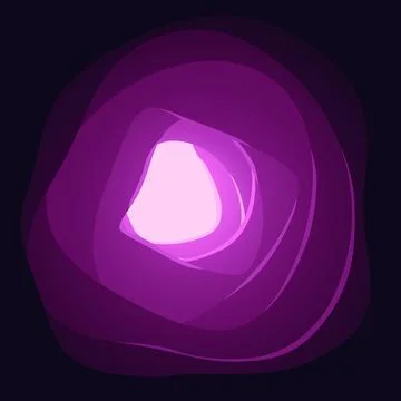 A dark purple tunnel layer design light Stock Illustration