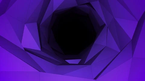 Dark purple tunnel loop Stock Footage 96118937