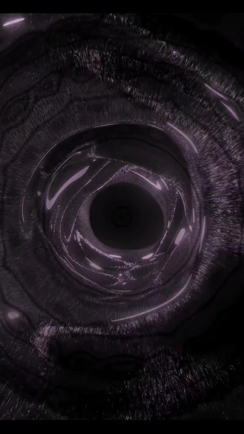 Dark purple Tunnel Vj Loop Screensaver seamless Looping is a Relaxing Digit.. Video stock 321568908
