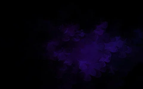 Dark Purple vector abstract backdrop with trees, branches. Stock Illustration