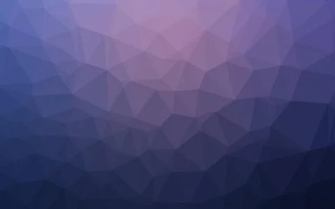 Dark Purple vector abstract mosaic backdrop. Illustration