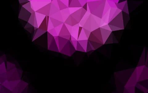 Dark Purple vector abstract mosaic pattern. Illustrazione stock