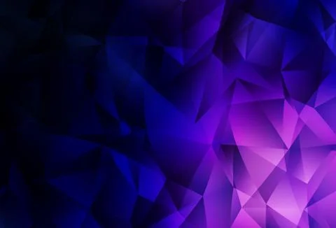 Dark Purple vector abstract mosaic pattern. イラスト素材