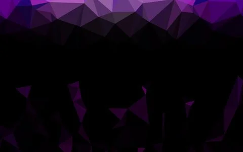 Dark Purple vector abstract mosaic pattern. Illustrazione stock