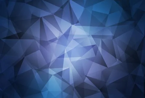 Dark Purple vector abstract polygonal pattern. Stockillustratie