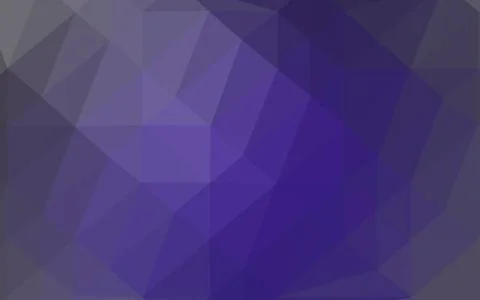 Dark Purple vector abstract polygonal layout. Illustration
