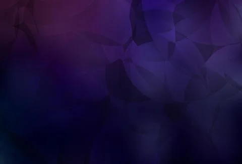 Dark Purple vector abstract polygonal pattern. Stock Illustration