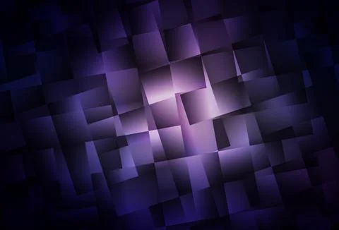 Dark Purple vector abstract polygonal background. Stock Illustration