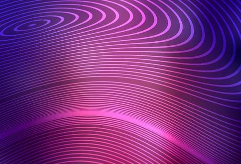 Dark Purple vector backdrop with wry lines. Stock Illustration