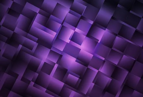 Dark Purple vector background with rectangles. 스톡 일러스트