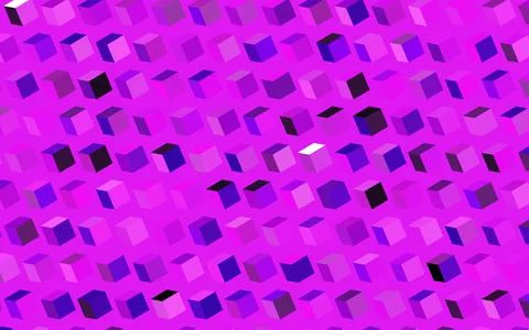 Dark Purple vector background with rectangles. Stock Illustration