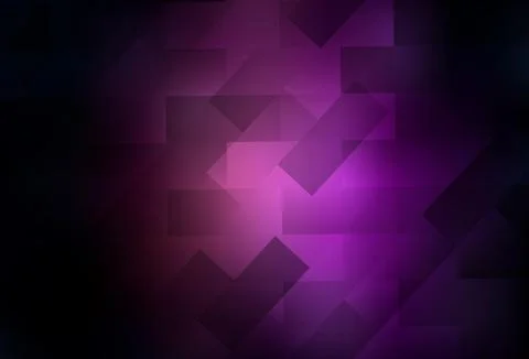 Dark Purple vector background with rectangles. Stock Illustration