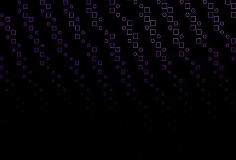 Dark Purple vector background with rectangles. Illustrazione stock