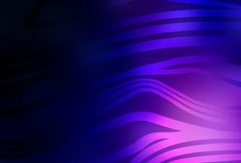 Dark Purple vector background with wry lines. Stock-Illustration