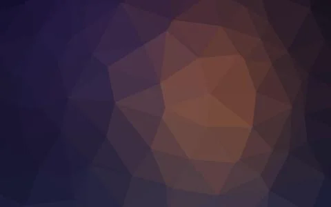 Dark Purple vector blurry triangle pattern. Stock Illustration