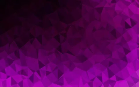 Dark Purple vector blurry triangle pattern. Illustrazione stock