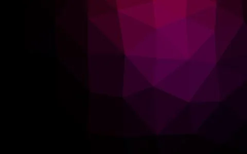Dark Purple vector blurry triangle pattern. Illustrazione stock