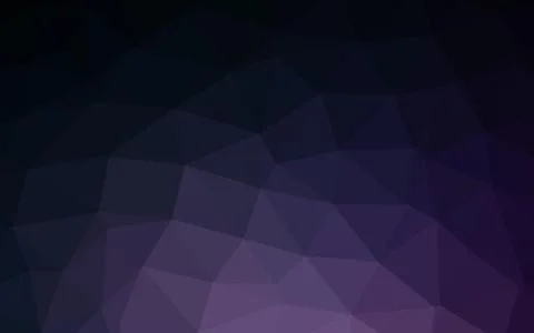 Dark Purple vector blurry triangle texture. Illustration