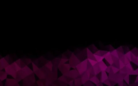 Dark Purple vector blurry triangle pattern. 스톡 일러스트