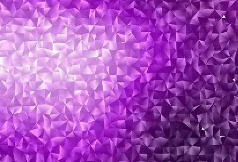 Dark Purple vector blurry triangle template. Illustrazione stock