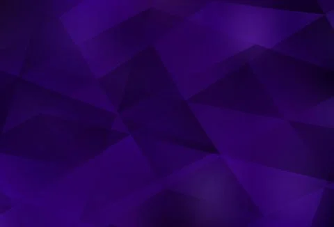 Dark Purple vector gradient triangles pattern. Stock Illustration