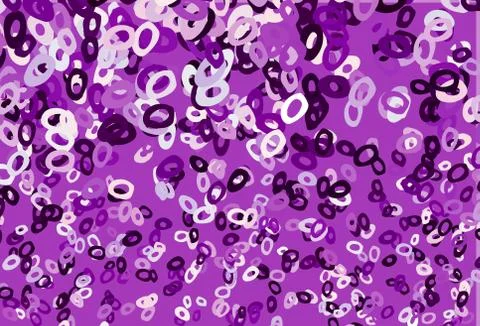 Dark Purple vector layout with circle shapes. Stock Illustration