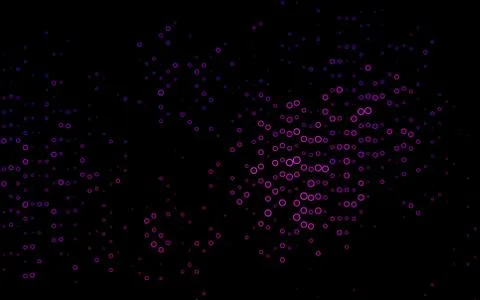 Dark Purple vector layout with circle shapes. Stock Illustration