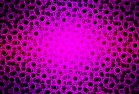 Dark Purple vector layout with circle shapes. Stock Illustration
