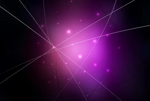 Dark Purple vector layout with circles, lines. Stock Illustration