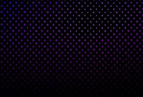 Dark purple vector layout with elements of cards. Ilustración de archivo