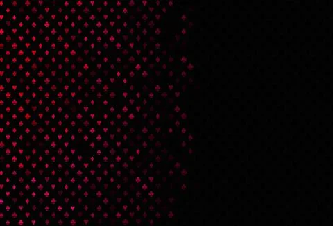 Dark purple vector layout with elements of cards. Stock Illustration