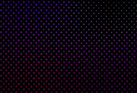 Dark purple vector layout with elements of cards. Stock Illustration