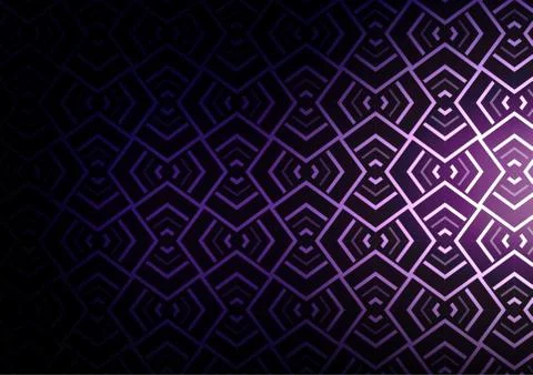 Dark Purple vector layout with flat lines. Stock Illustration