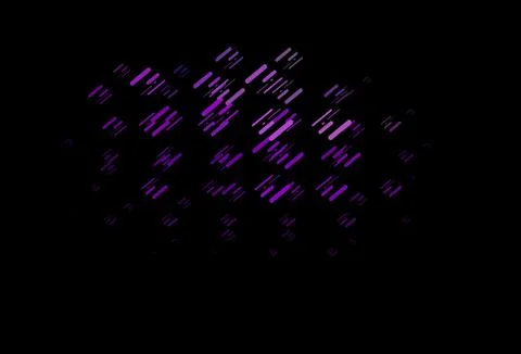 Dark Purple vector layout with flat lines. Illustrazione stock