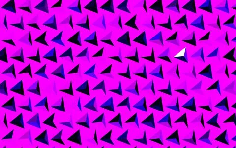 Dark Purple vector layout with lines, triangles. Stock Illustration