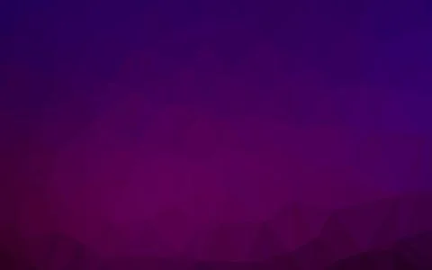 Dark Purple vector low poly layout. Stock-Illustration