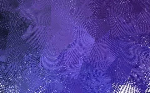 Dark Purple vector pattern with bent lines. 스톡 일러스트