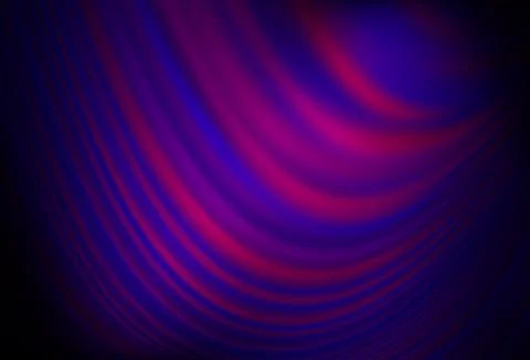 Dark Purple vector pattern with bubble shapes. 스톡 일러스트