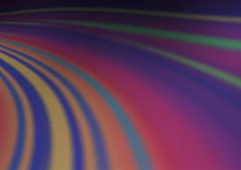 Dark Purple vector pattern with bubble shapes. Stock Illustration